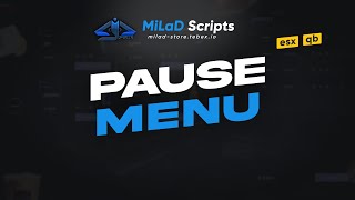 Fivem PauseMenu [esx-qbcore]