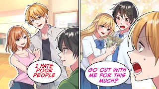 I was dumped by my first girlfriend for being poor [Manga Dub]