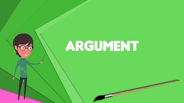 What is Argument (linguistics)?, Explain Argument (linguistics), Define Argument (linguistics)