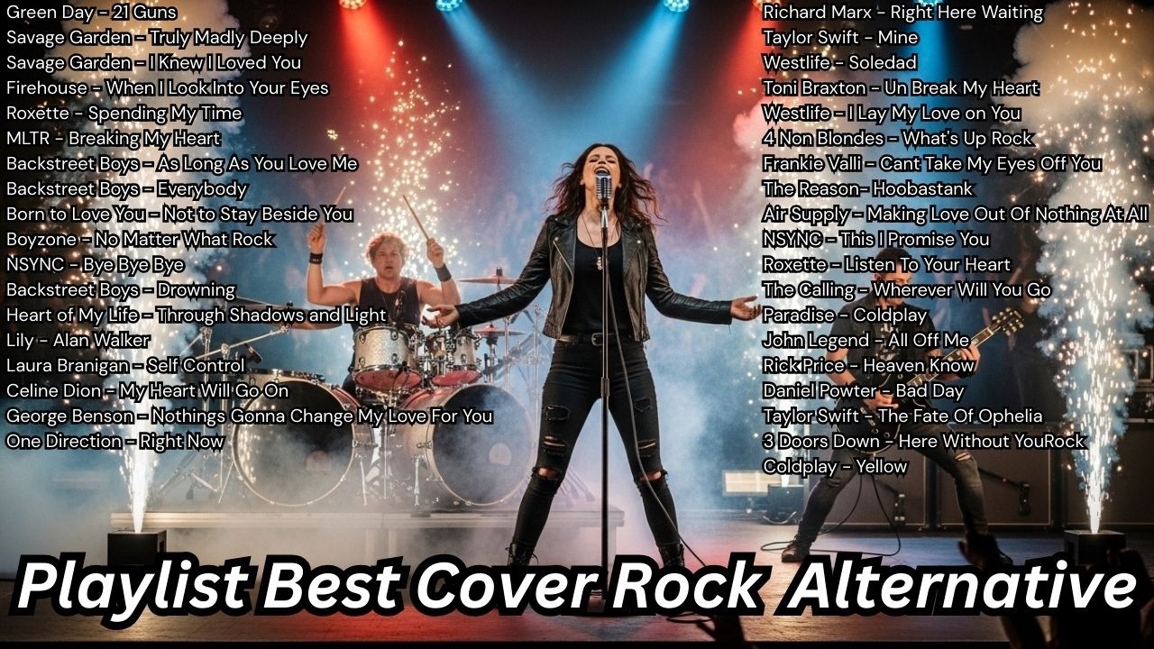 [Playlist] Alternative Rock Covers Emotional Love Songs For Fans Of Deep Rock Music
