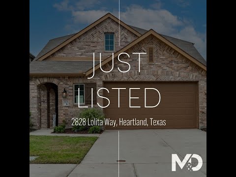 2828 Lolita Way, Heartland, TX home video tour