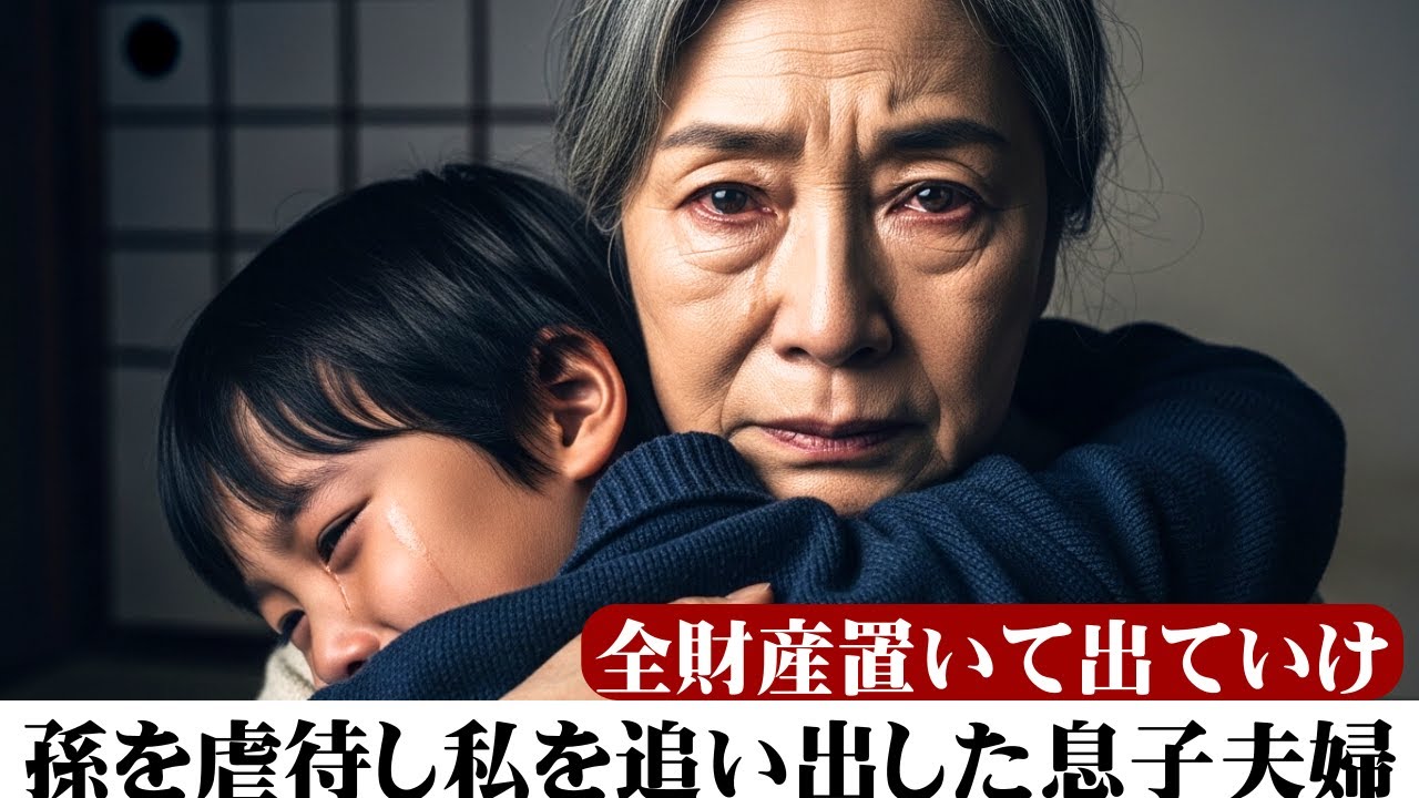 「全財産置いて出ていけ！」孫を虐待し私を追い出した息子夫婦。静かに微笑み家を消えた私→翌日、”１通の通知書”が届き家族は凍り付く