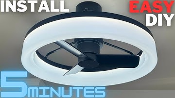 Install Ceiling Fan | Smart Ceiling Fan + Light | DIY