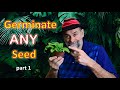 Start any seed including perennials trees shrubs and bulbs  part 1