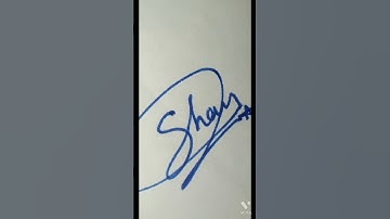 shan name signature style for shan name - comment your name - #creativesignature