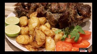 Lamb Leg Kebab made in the oven | کباب داشی ران گوسفند