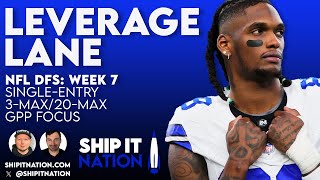 NFL Week 7 Leverage Lane | October 18, 2025 | DraftKings & FanDuel DFS