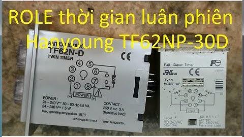 Bộ định thời Analog TF62NP-30D
