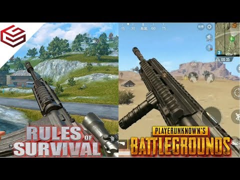 PUBG Mobile vs Rules of Survival | FPP Mode Comparison