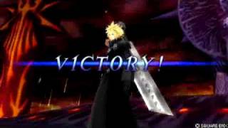 Dissidia Cloud vs SEPHIROTH lvl 105 REMAKE