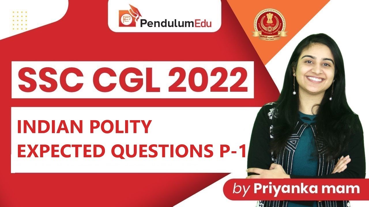 Indian Polity for SSC CGL 2022 | Indian Polity MCQs Class | SSC CGL GK ...
