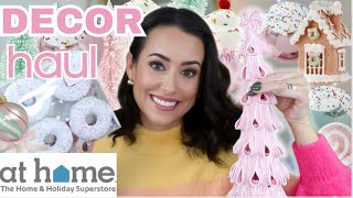 AT HOME CHRISTMAS DECOR HAUL! (Candy &amp; Bakery theme) 🧁🌲🍬🍭