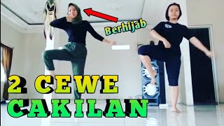 Dua cewe cantik jago cakilan || berhijab broo