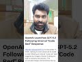 OpenAI launches GPT- 5.2 | Code Red | #gpt #openai #ytshorts #shortsfeed #viral #trending
