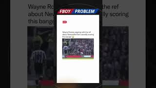 Wayne Rooney arguing with the ref about Newcastle then causally scoring this banger #football #funny
