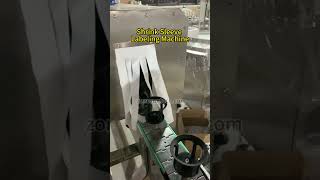 ZONESUN Automatic Shrink Sleeve Label Applicator #labelingmachine  #packagingmachine  #machine