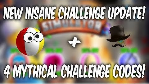 *NEW* INSANE CHALLENGE UPDATE + 4 MYTHICAL CHALLENGE CODES! (Roblox Mining Simulator)