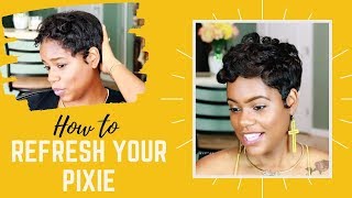 How to Maintain Your Pixie Cut Through the Week | Relaxed Short Hair | Leann DuBois