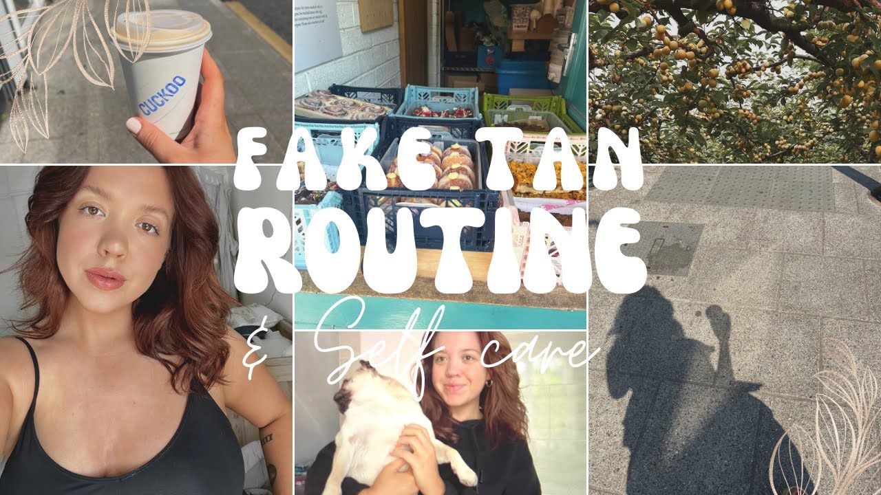 my fake tan routine, pregnancy self care & the third trimester first