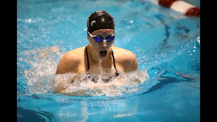 Swarthmore's Sophie Rotival sets100 breaststroke c...