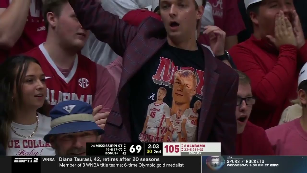 Josh Hubbard 2024-2025 Season Makes - Mississippi St. - NCAA