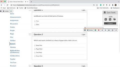 How to use both Protorio and ReadSpeaker together in Canvas
