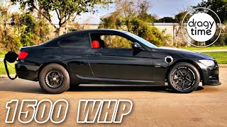 1500 WHP BMW 335is E9X | 1/4 Mile in 7.54 Seconds - 179.81 mph (290 Km/h)