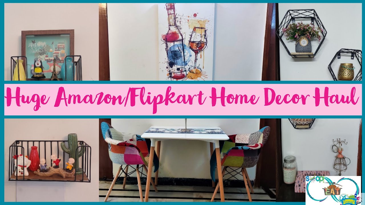 Huge AMAZON and FLIPKART Shopping Part 1 Home Decor