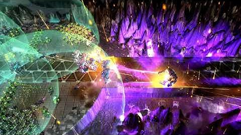 Beyond All Reason - Scavenger Boss in action