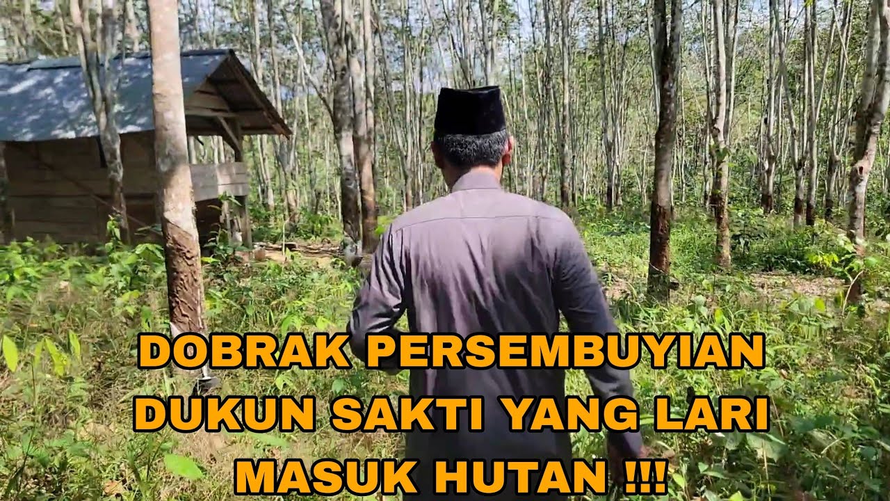 DOBRAK PERSEMBUNYIAN DUKUN SAKTI YANG LARI MASUK HUTAN DARI LEMBU SURO/arya prana terbaru