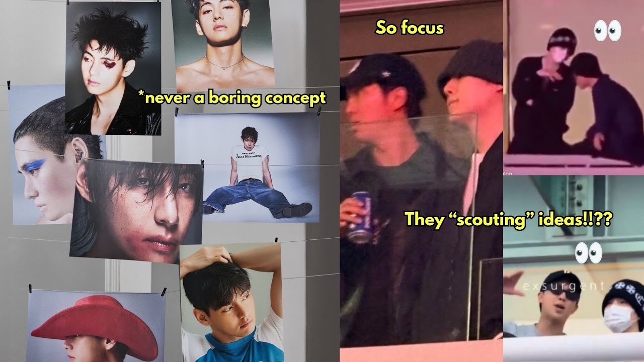 THIS TAEHYUNG WITH THAT HAIR STYLE👀 I'M OBSESSED!! So Namjoon and Yoongi already had this plan?!