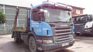SCANIA P230 2008 4X2 SKIP LOADER (YJ08 JYX) S/N:4111