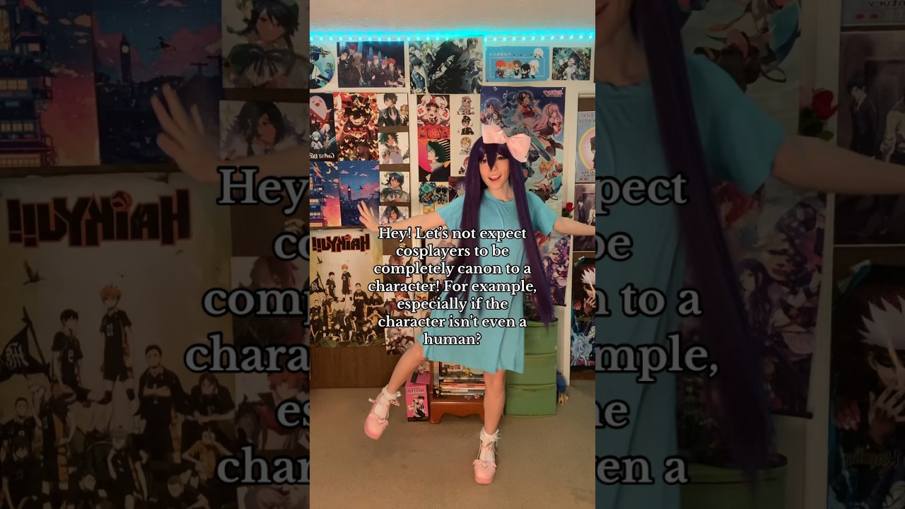 Cosplayers have their own style while also trying to be comfortable in what they wear #omoricosplay