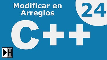 Operacion Modificar en Arreglos en C++ [Curso de Programación C++] [24/28]