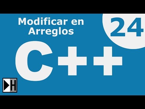 Operacion Modificar en Arreglos en C++ [Curso de Programación C++] [24/28]