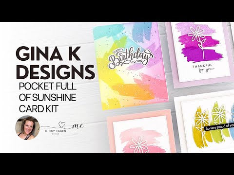 Gina K Release Pocket Full Of Sunshine Card Kit