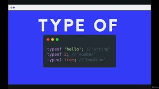 How to Model Data Efficiency: typeof operator --The Modern JavaScript Bootcamp