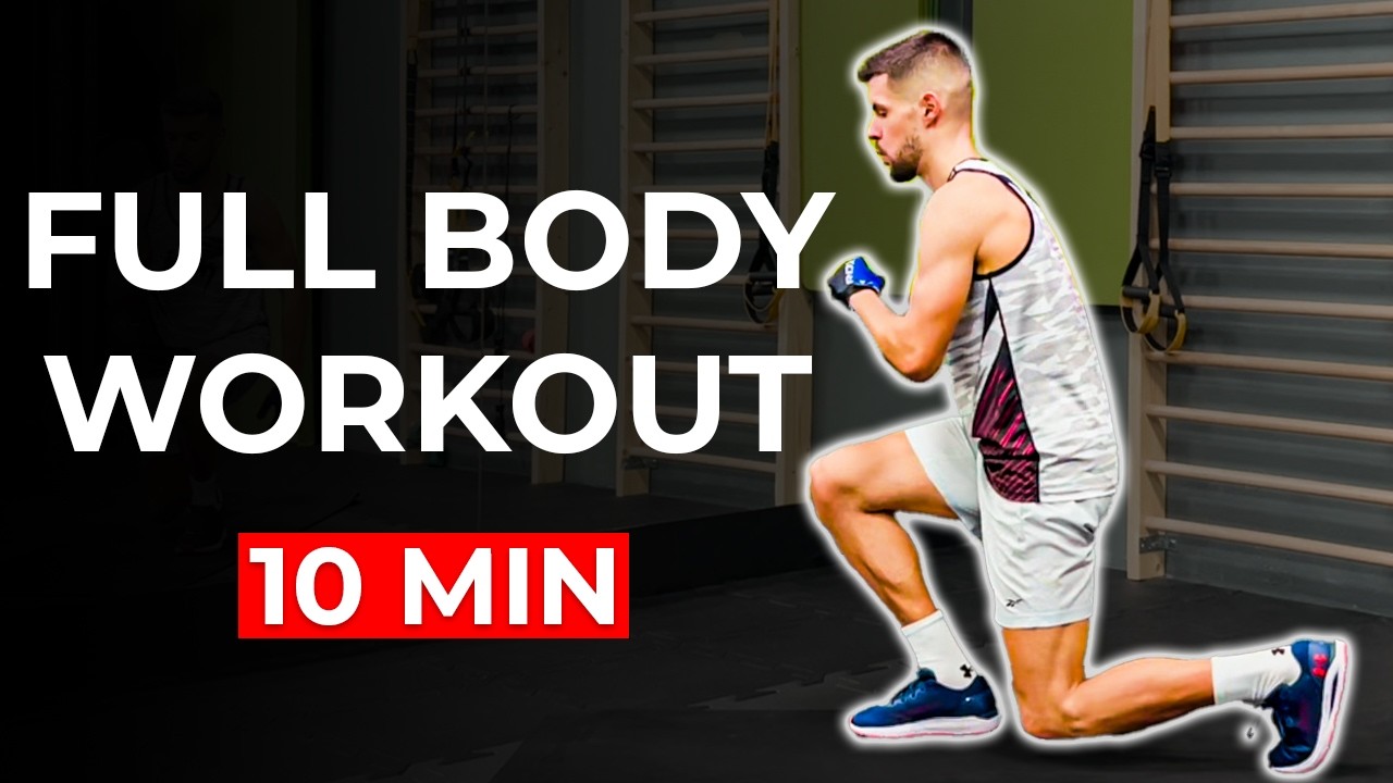 10 MIN Full Body HIIT Workout | 10 Exercises for Fat Burn & Strength ...