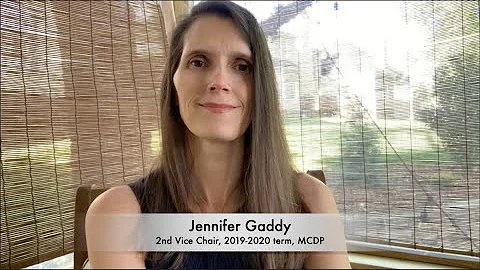 Jennifer Gaddy for 2nd Vice Chair, MCDP