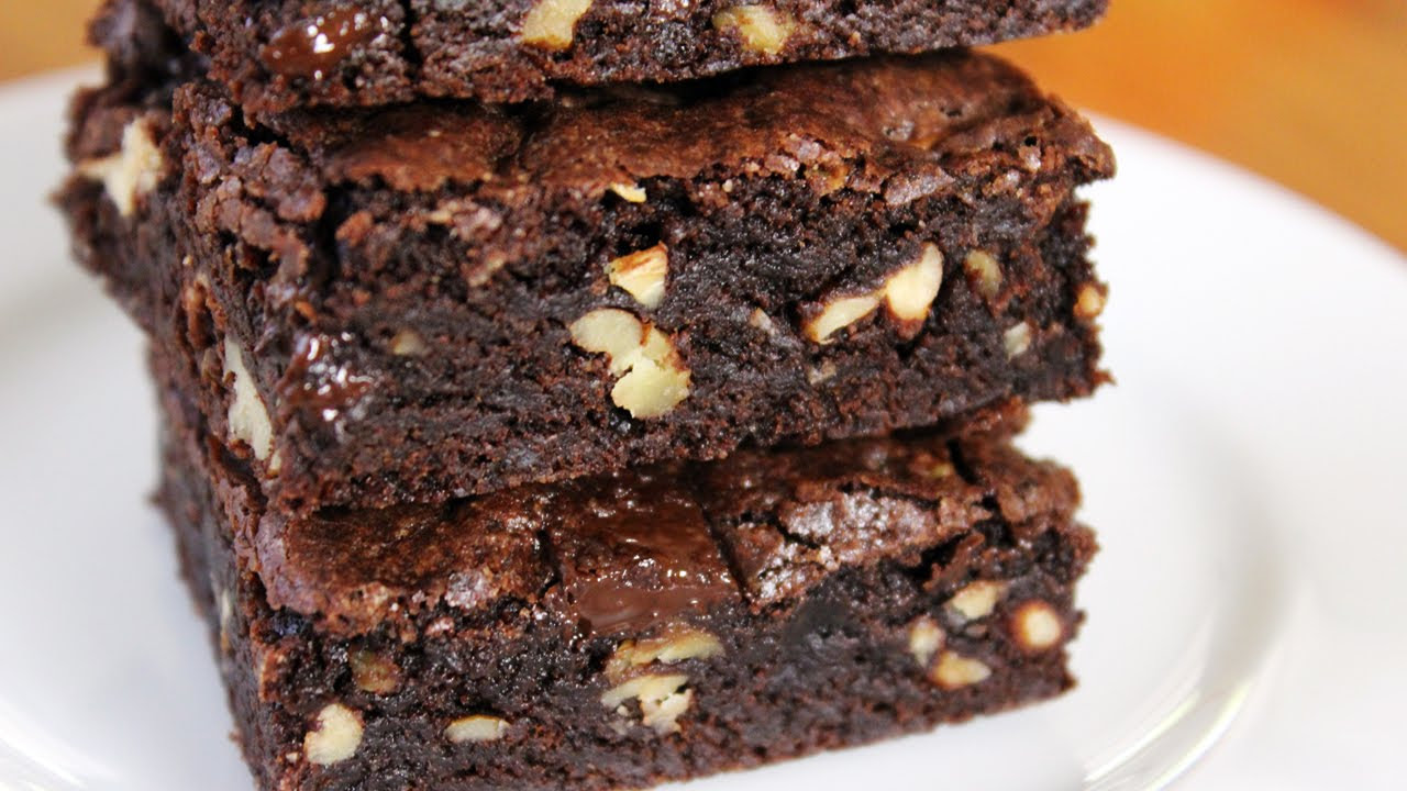 Brownies au fondant au chocolat noir  Recette facile que tout le monde peut prparer