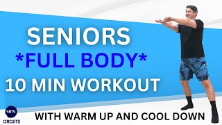 Great Fun Full Body Workout For Seniors At Home - 10 Minutes