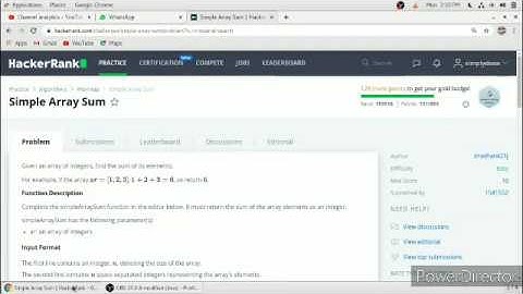 Simple array sum hacker rank solution in java