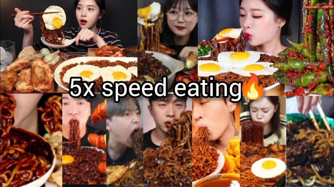 5x Speed Eating Sound | 10k BEST FOOD COMPILATION | ASMR MUKBANG | Satisfying Eating Sound 🔥🥵😱