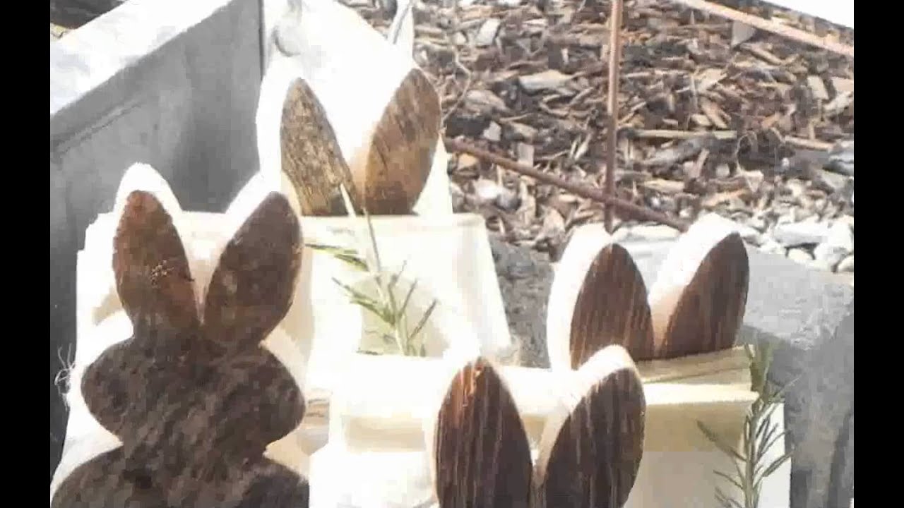 Osterdeko aus holz selber machen schöne youtube