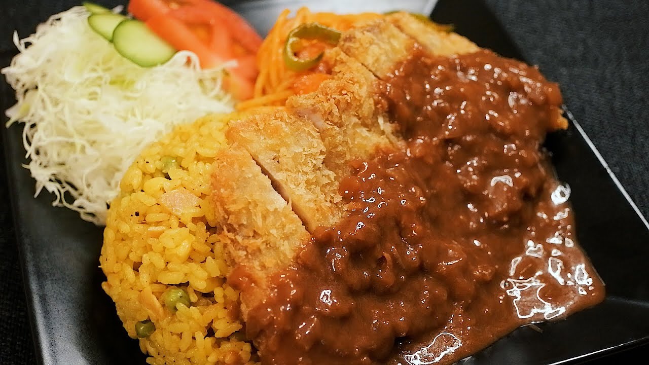 深夜に食べたいトルコライスの作り方 - YouTube