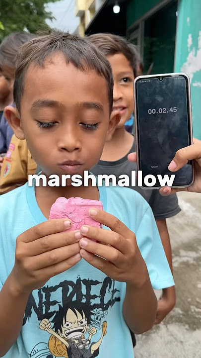 30 SECOND MARSHMALLOW MUKBANG #justfluff #marshmallowfluff #marshmallow