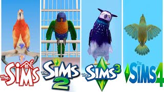 ♦ Birds ♦ Sims 1 vs Sims 2 vs Sims 3 vs Sims 4 - Evolution