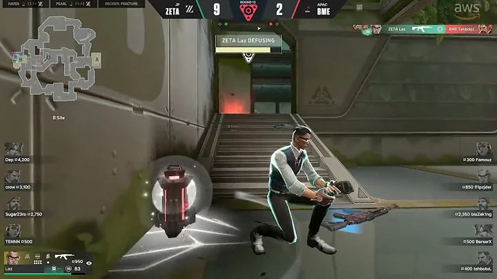 ZETA LAZ Is too good in Clutch Situations 3k to end the half Valorant Champions Tour Istanbul