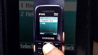 sumsung keypad me sim ragister kaise kare.#short #bigdream