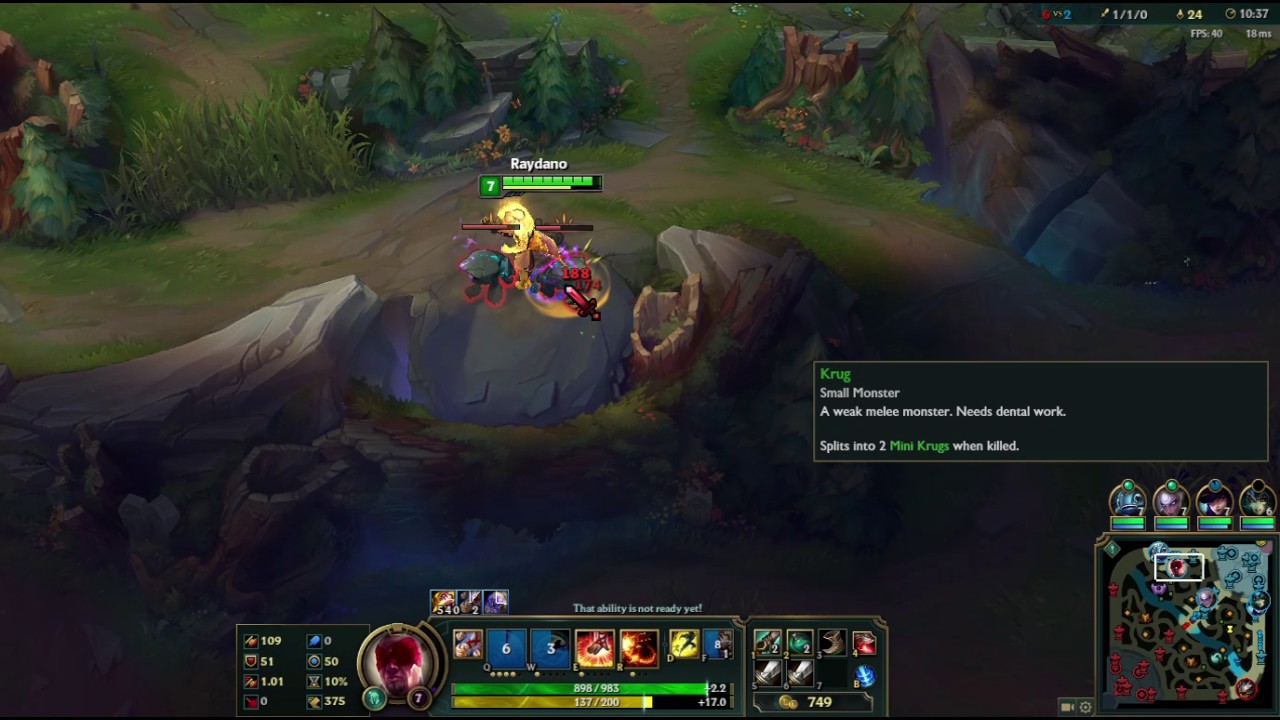 League of Legends God Fist Lee Sin Jungle gameplay